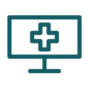 Virtual Health Care Icon 