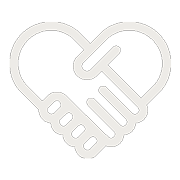 Care Hands Heart Icon Grey 