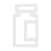 Pill bottle icon grey 